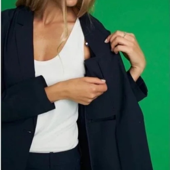 Kit and Ace Navy Blue Blazer | Size 8 /Medium - Picture 3 of 8